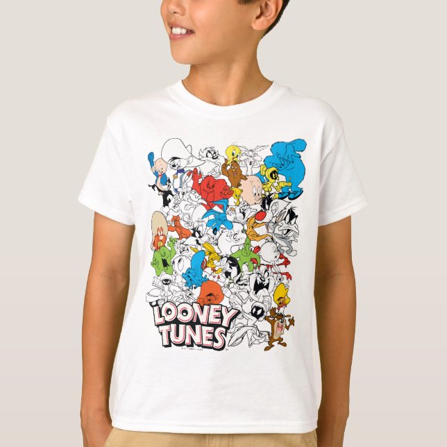 LOONEY TUNES™ Color Pop Pattern T-Shirt (Front)