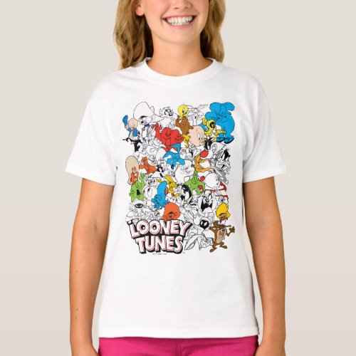 LOONEY TUNES Color Pop Pattern T_Shirt