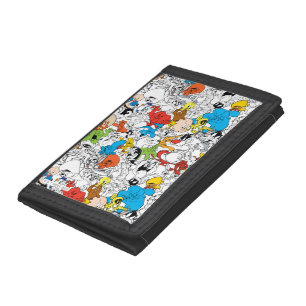 LOONEY TUNES™ Color Pop Pattern Tri-fold Wallet