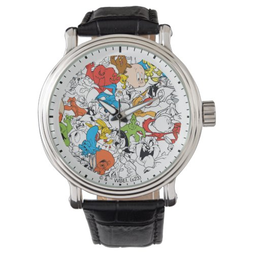 LOONEY TUNES Color Pop Pattern Watch