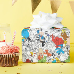 LOONEY TUNES™ Color Pop Pattern Wrapping Paper