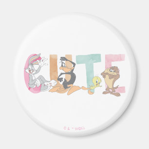LOONEY TUNES™ Cute Watercolor Wordmark Magnet