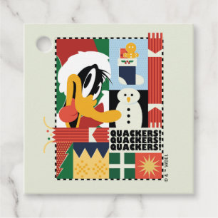 LOONEY TUNES™ DAFFY DUCK™ Holiday Quackers Favor Tags
