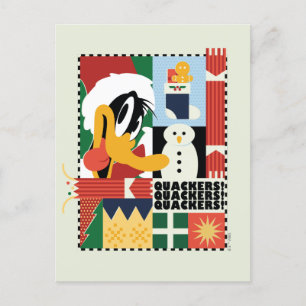 LOONEY TUNES™ DAFFY DUCK™ Holiday Quackers Postcard