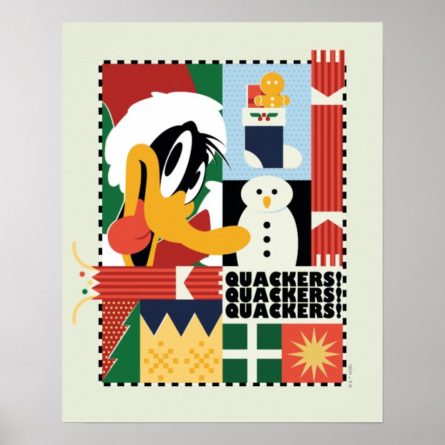 LOONEY TUNES™ DAFFY DUCK™ Holiday Quackers Poster (Front)