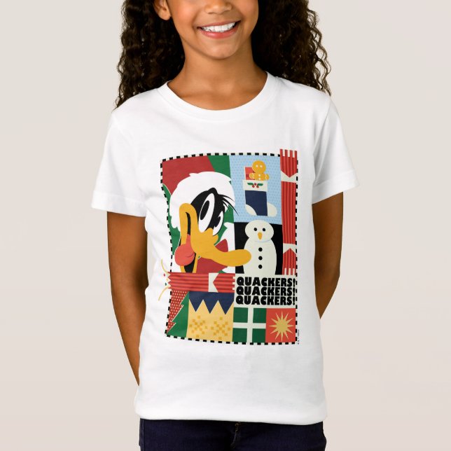 LOONEY TUNES™ DAFFY DUCK™ Holiday Quackers T-Shirt (Front)