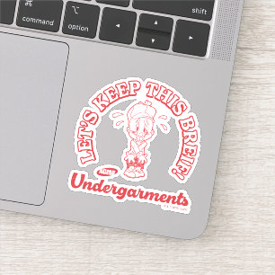 LOONEY TUNES™ ELMER FUDD™ ACME Undergarments Sticker