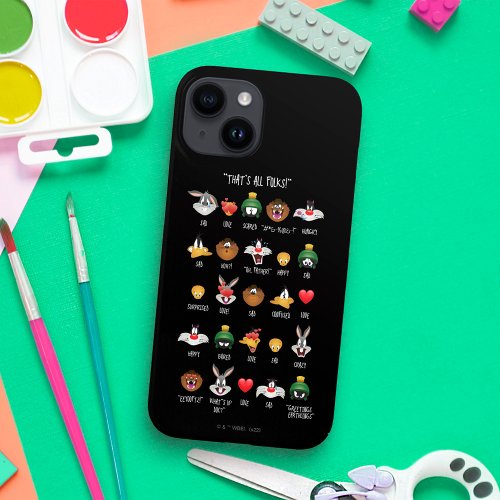 LOONEY TUNES Emoji Chart Case_Mate iPhone 14 Case