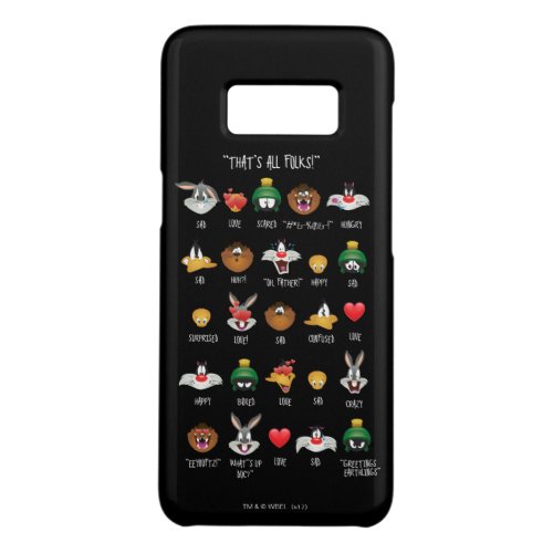 LOONEY TUNESâ Emoji Chart Case_Mate Samsung Galaxy S8 Case
