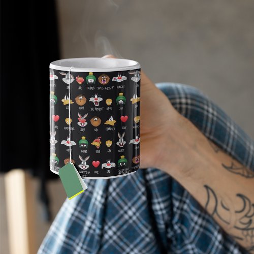 LOONEY TUNES Emoji Chart Coffee Mug
