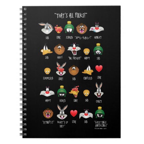 LOONEY TUNES Emoji Chart Notebook