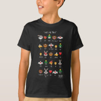 LOONEY TUNES™ Emoji Chart T-Shirt