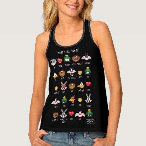 LOONEY TUNESâ Emoji Chart Tank Top