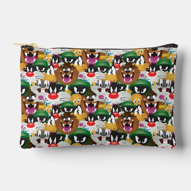 LOONEY TUNES™ Emoji Pattern Accessory Pouch (Front)