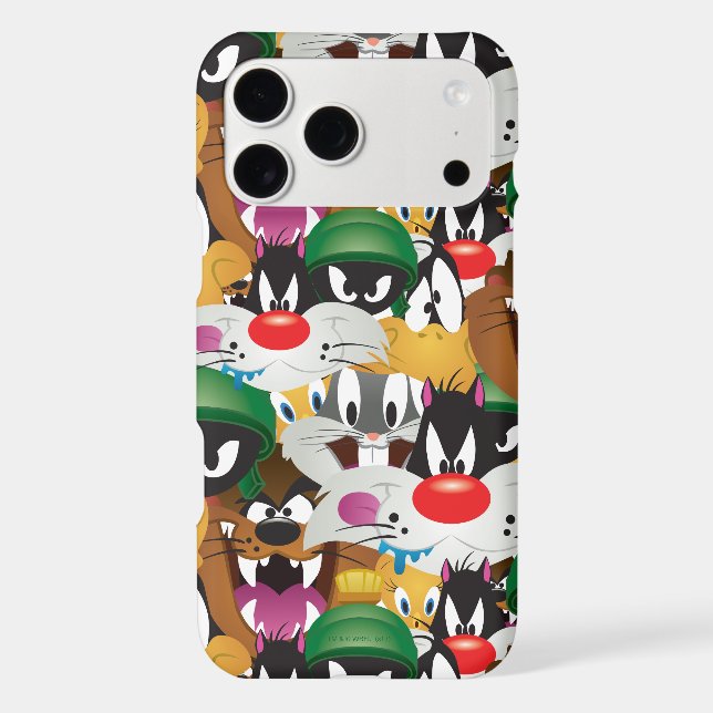LOONEY TUNES™ Emoji Pattern Case-Mate iPhone Case (Back)