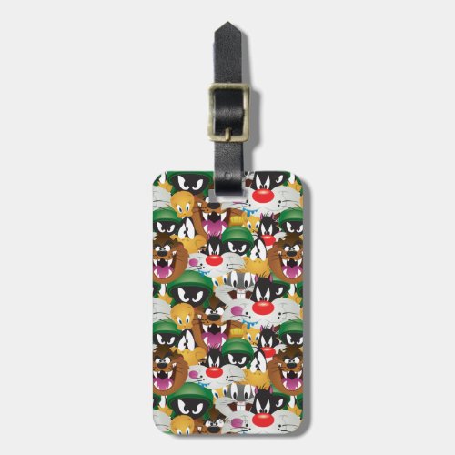 LOONEY TUNES Emoji Pattern Luggage Tag