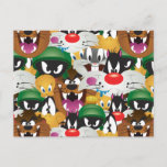 LOONEY TUNES™ Emoji Pattern Postcard