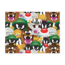 LOONEY TUNES™ Emoji Pattern Postcard