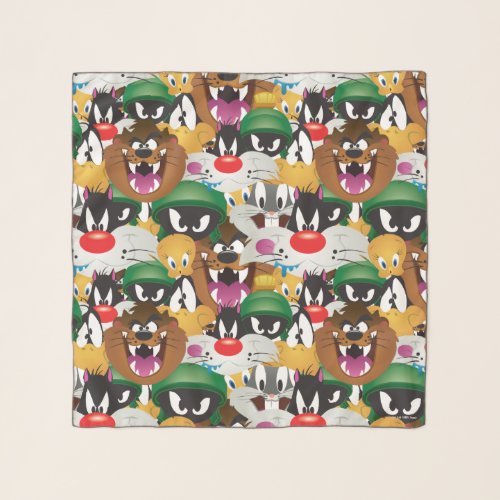 LOONEY TUNES Emoji Pattern Scarf