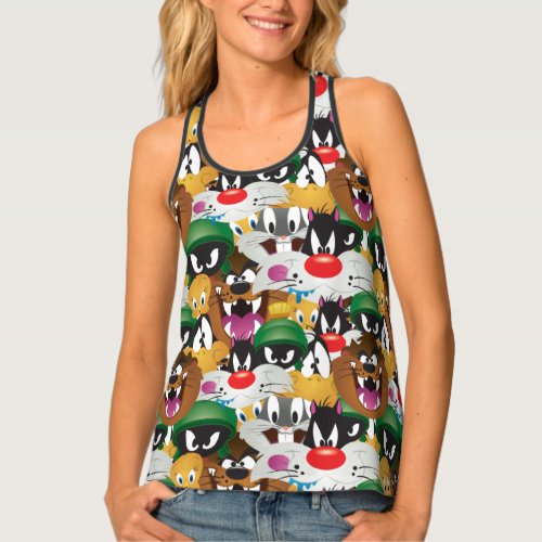 LOONEY TUNES Emoji Pattern Tank Top