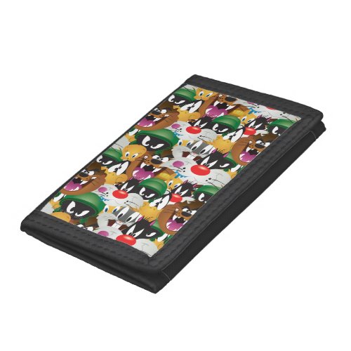 LOONEY TUNES Emoji Pattern Trifold Wallet