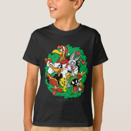 LOONEY TUNES™ Group Christmas Wreath T-Shirt