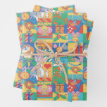 LOONEY TUNES™ | Happy Holidays Christmas Pattern Wrapping Paper Sheets