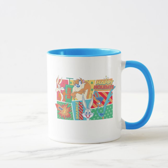 LOONEY TUNES™ | Happy Holidays Pattern Mug (Right)