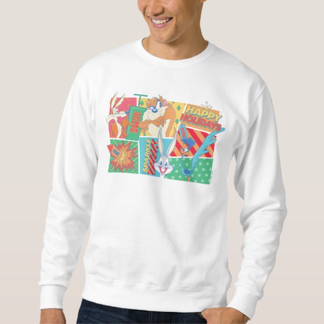 LOONEY TUNES™ | Happy Holidays Pattern Sweatshirt (Front)