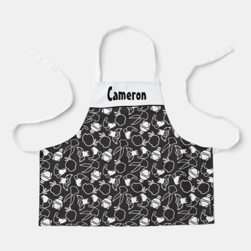 LOONEY TUNES Head Outlines Pattern Apron