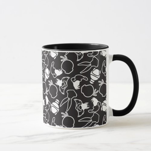 LOONEY TUNES Head Outlines Pattern Mug