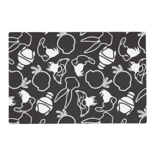LOONEY TUNES™ Head Outlines Pattern Placemat