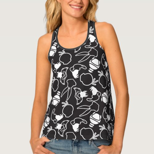 LOONEY TUNES Head Outlines Pattern Tank Top