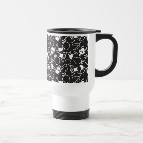 LOONEY TUNES Head Outlines Pattern Travel Mug