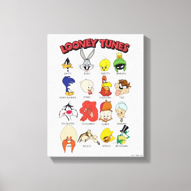 LOONEY TUNES™ Headshots Canvas Print (Front)