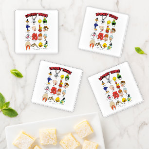 LOONEY TUNES™ Headshots Coaster Set