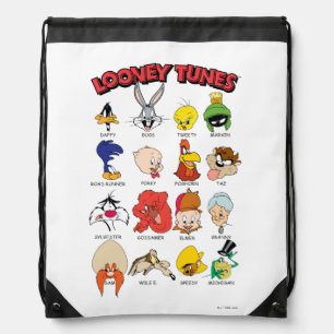 LOONEY TUNES™ Headshots Drawstring Bag