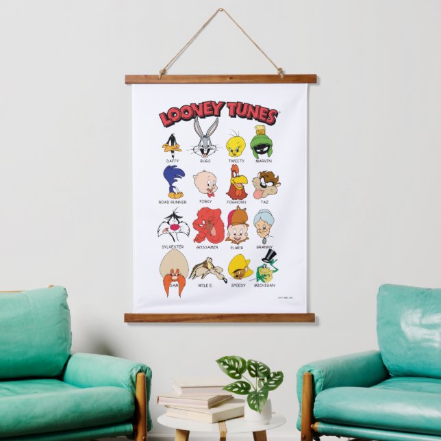 LOONEY TUNES™ Headshots Hanging Tapestry (Living Room)