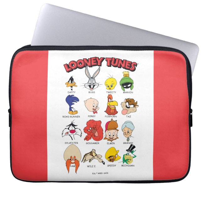 LOONEY TUNES™ Headshots Laptop Sleeve (Front)