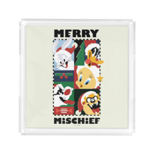 LOONEY TUNES™ Holiday Merry Mischief Acrylic Tray