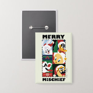 LOONEY TUNES™ Holiday Merry Mischief Button