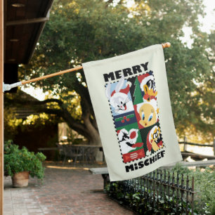 LOONEY TUNES™ Holiday Merry Mischief House Flag