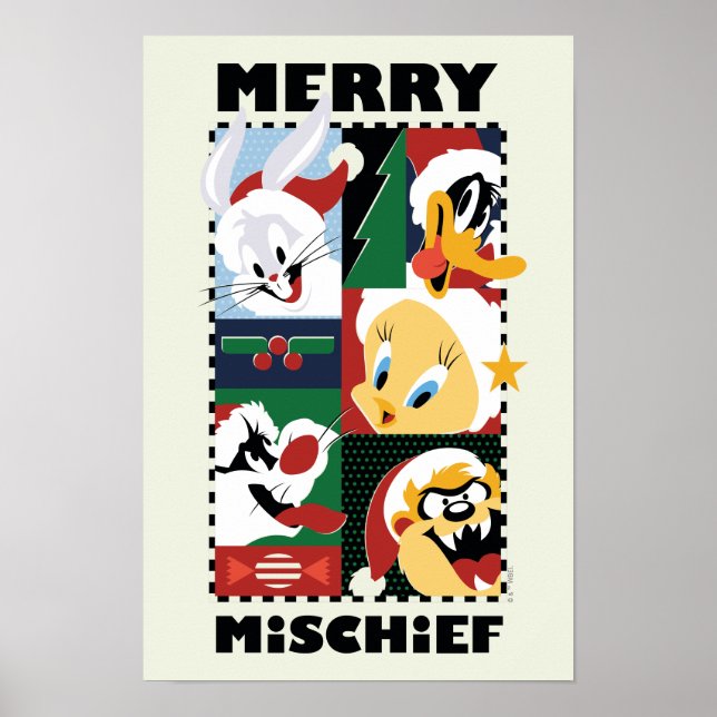 LOONEY TUNES™ Holiday Merry Mischief Poster (Front)