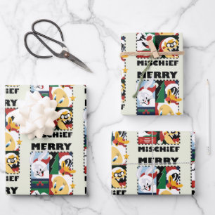 LOONEY TUNES™ Holiday Merry Mischief Wrapping Paper Sheets