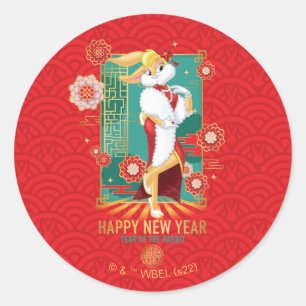 LOONEY TUNES™   Lola Year of the Rabbit Classic Round Sticker