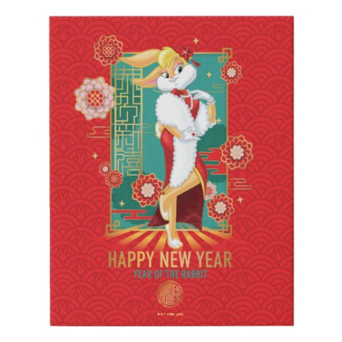 LOONEY TUNESâ  Lola Year of the Rabbit Faux Canvas Print
