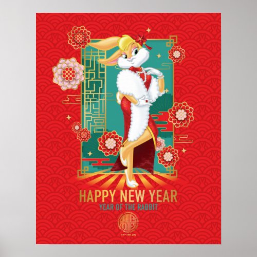 LOONEY TUNES  Lola Year of the Rabbit Poster