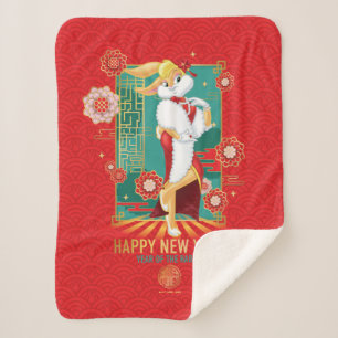 LOONEY TUNES™ Lola Year of the Rabbit Sherpa Blanket