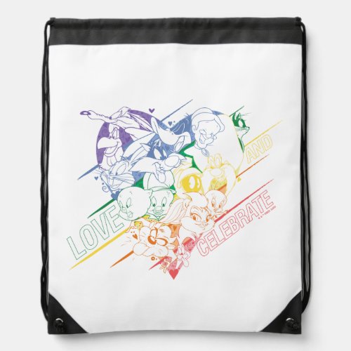 LOONEY TUNES _ Love and Celebrate Drawstring Bag