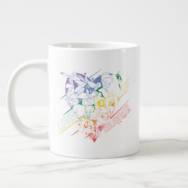 LOONEY TUNES™ - Love and Celebrate Giant Coffee Mug (Left)